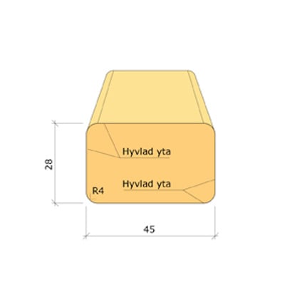 28x45 STAKETLÄKT LPM NTR/AB G4-2 LPM