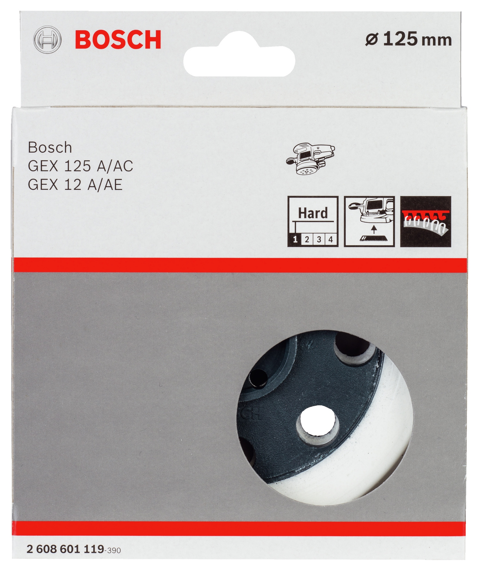 SLIPRONDELL HÅRD 125MM GEX 125/12 - Bosch