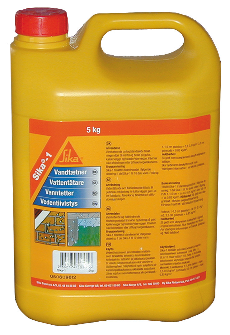 CEMENTBRUKTILLSATS SIKA-1 - Sika
