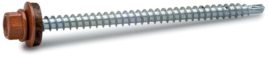 FARMARSKRUV 4,8X80 MM SEXKANTSKALLE MED FLÄNS - FAST