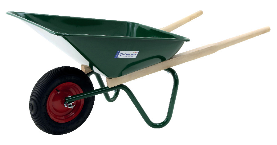 SKOTTKÄRRA 90 L GRÖN 90G 1024 OMONTERAD - Hörby Bruk