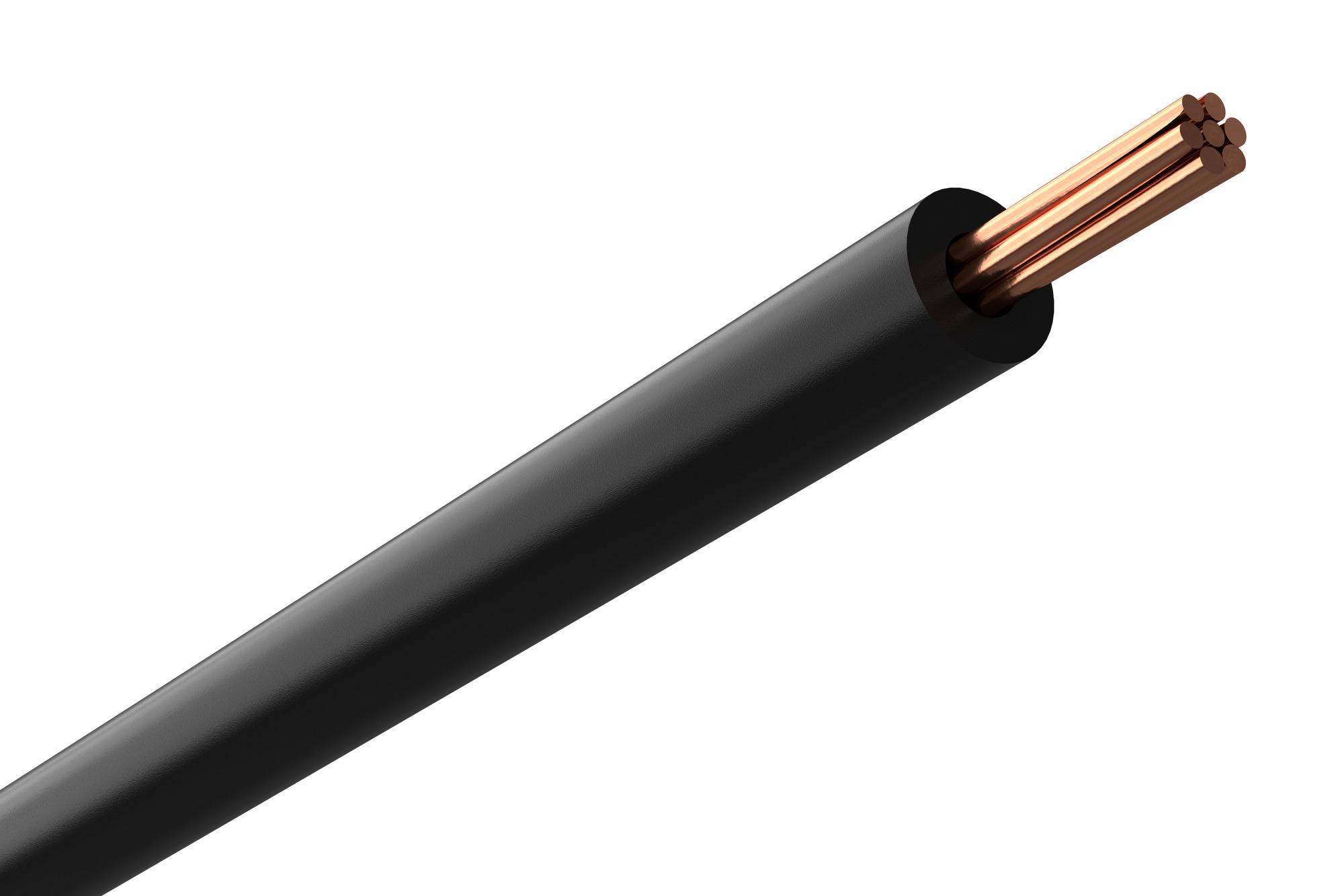 KABEL FQ 1.5 SVART 20M/RING H07Z1-R - Gelia