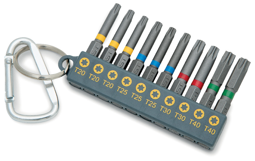 BITSSATS 10 DELAR 50MM X-SHAPE FAST - FAST