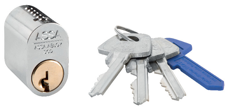 CYLINDER 1201 OVAL ENKEL - ASSA