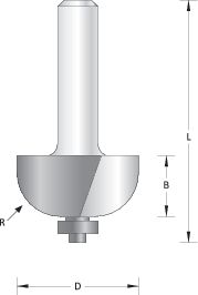 HÅLKÄLSFRÄS M/STYRNING 25,4MM HIKOKI 8MM SKAFT HÅRDMETALL - HiKOKI Power Tools